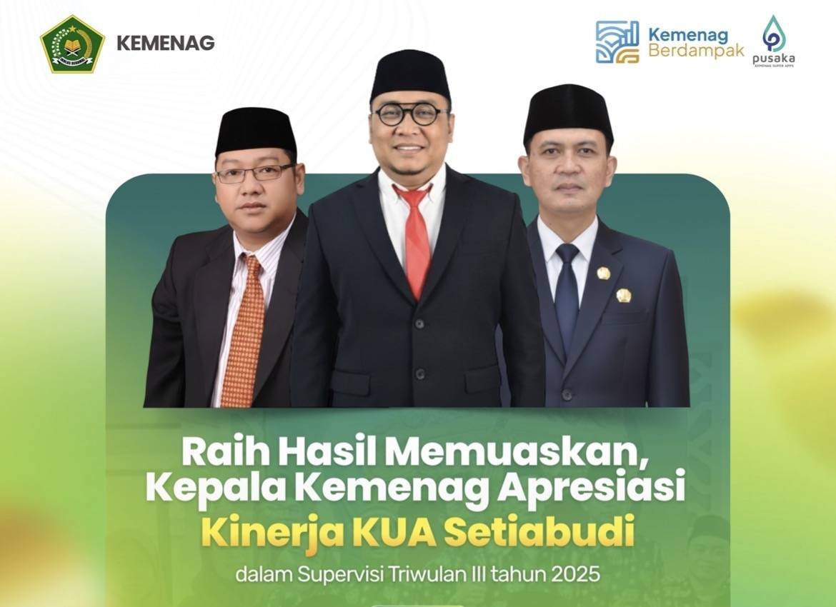 Raih Hasil Memuaskan, Kepala Kemenag Apresiasi Kinerja KUA Setiabudi dalam Supervisi Triwulan III