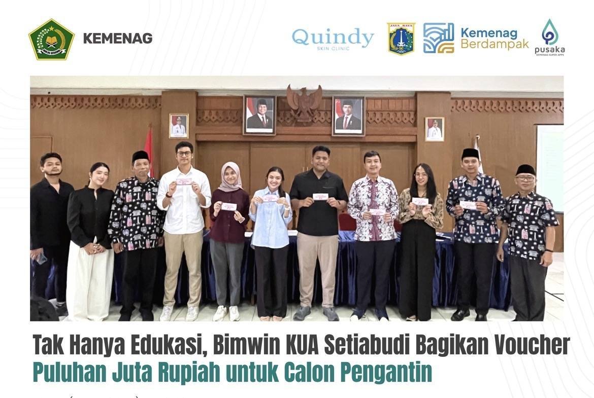 Tak Hanya Edukasi, Bimwin Setiabudi Bagikan Voucher Puluhan Juta Rupiah untuk Catin