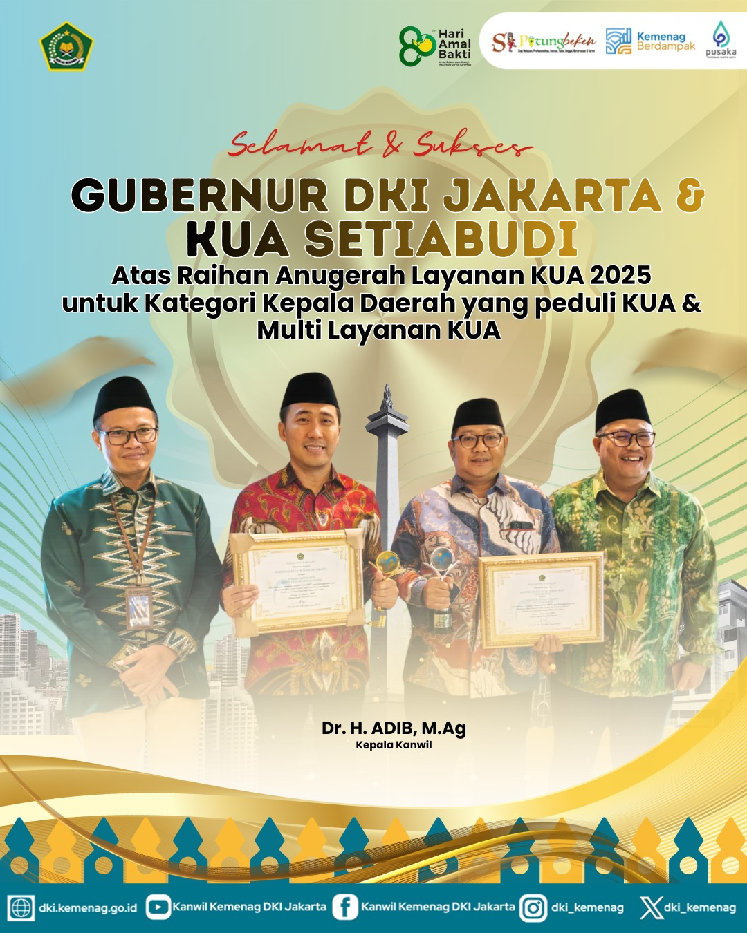 Raih Anugerah KUA Multi Layanan 2025, KUA Setiabudi Perkuat Layanan Inklusif dan Kolaboratif